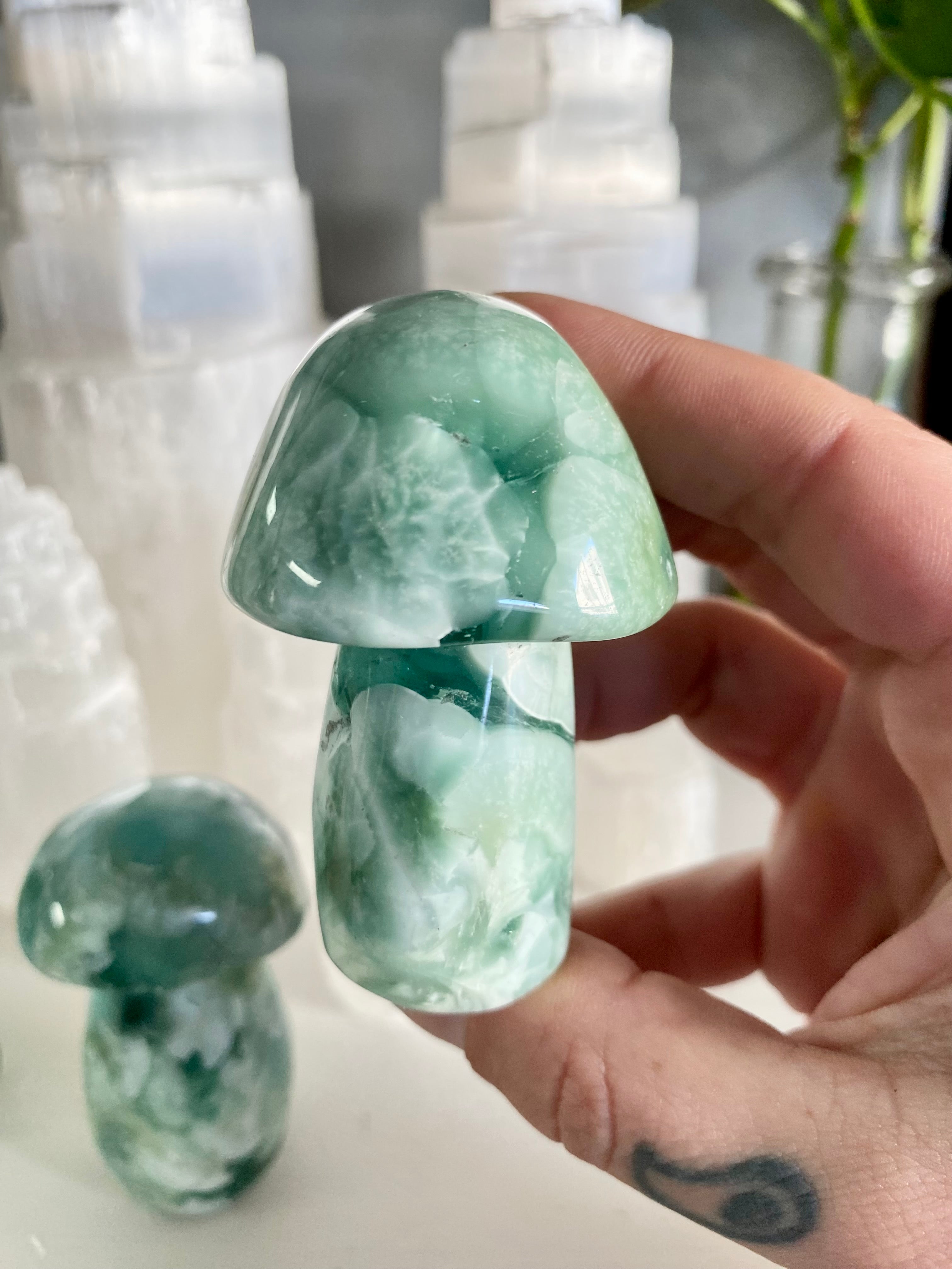 Fluorite Mushroom