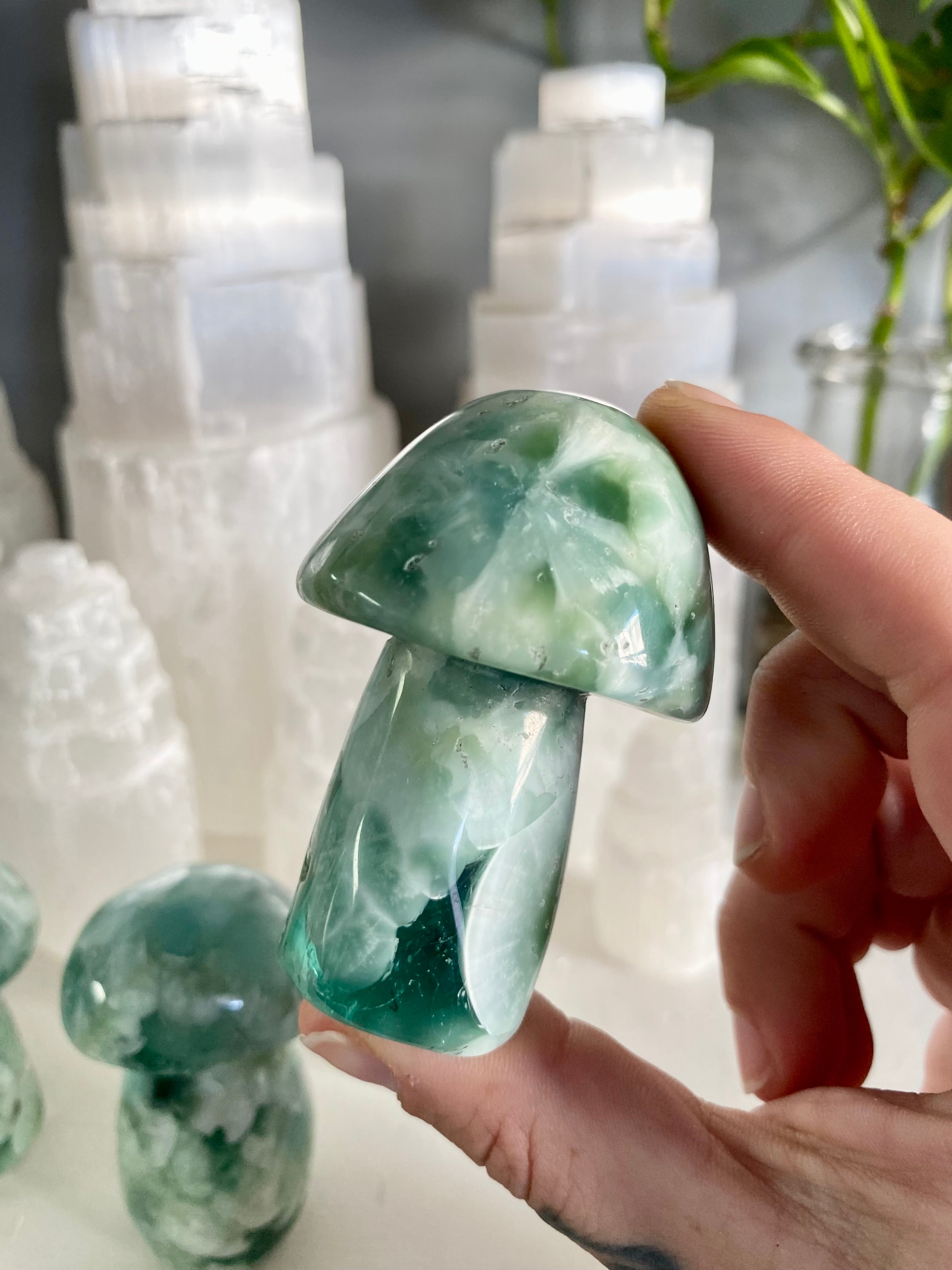 Fluorite Mushroom