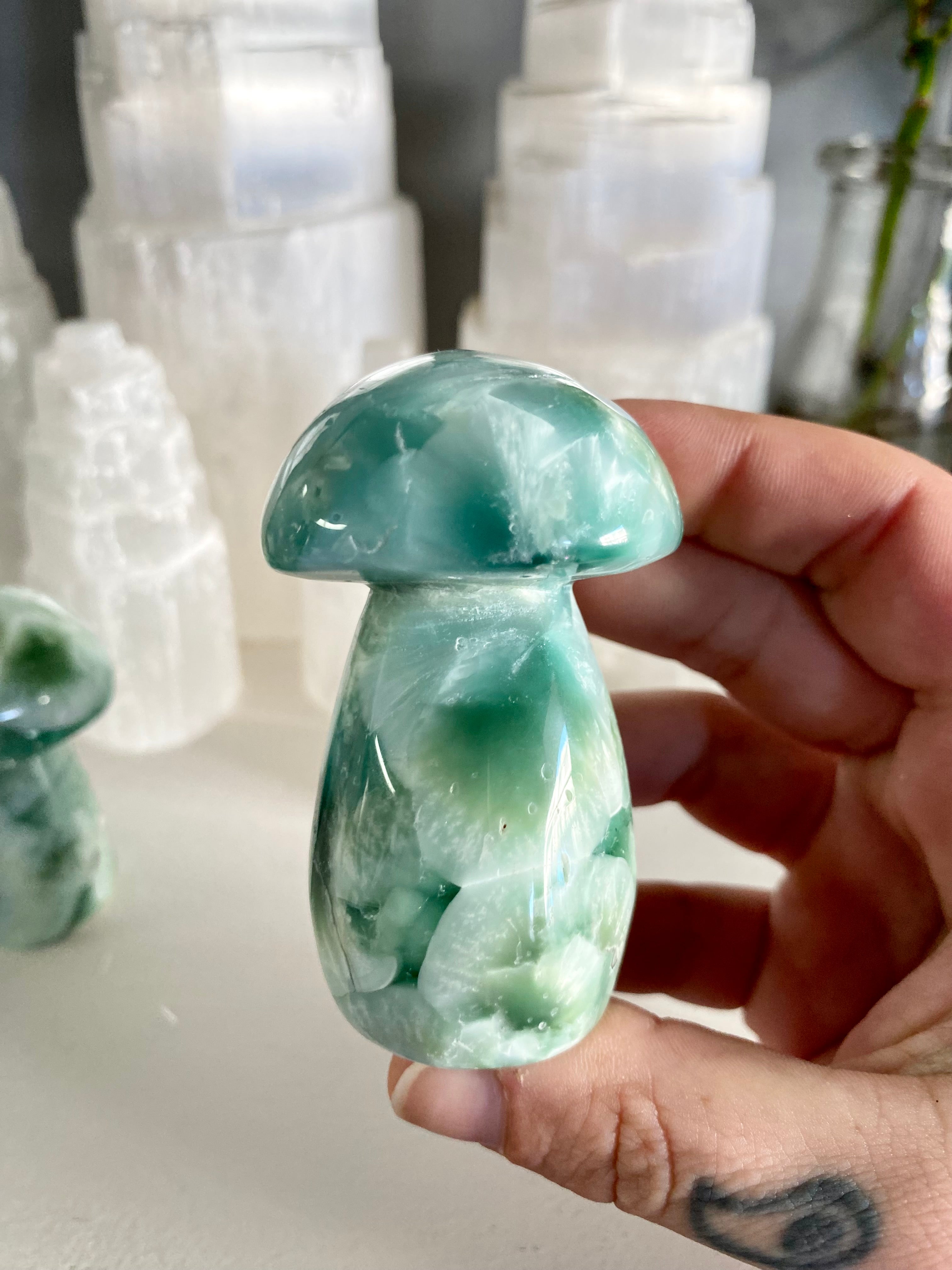 Fluorite Mushroom