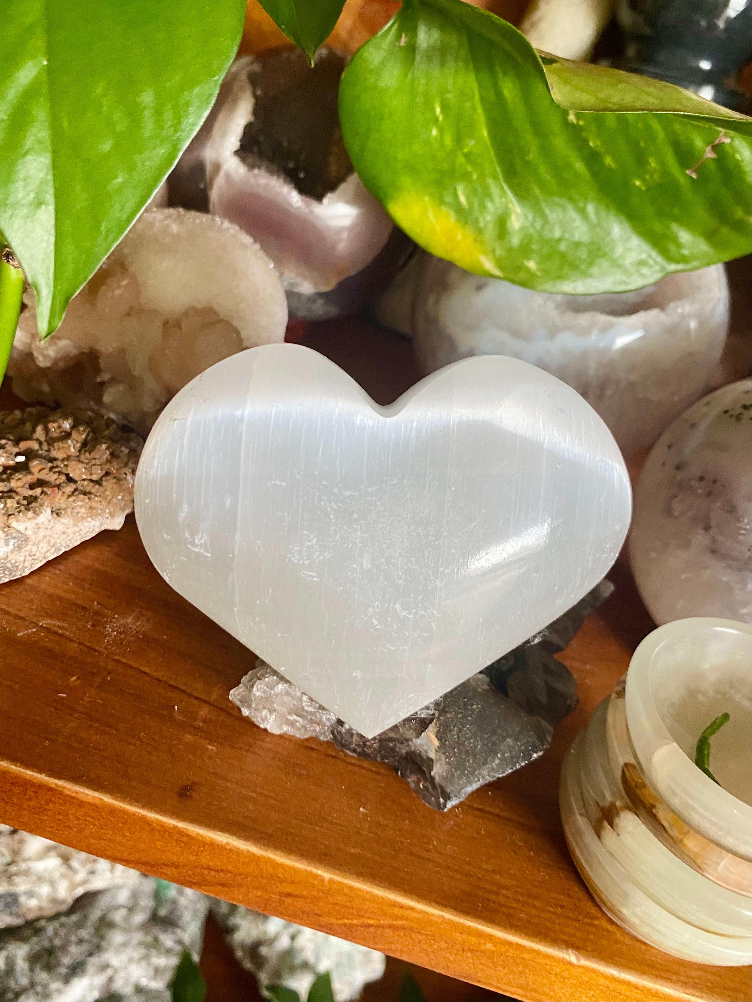 Selenite Heart