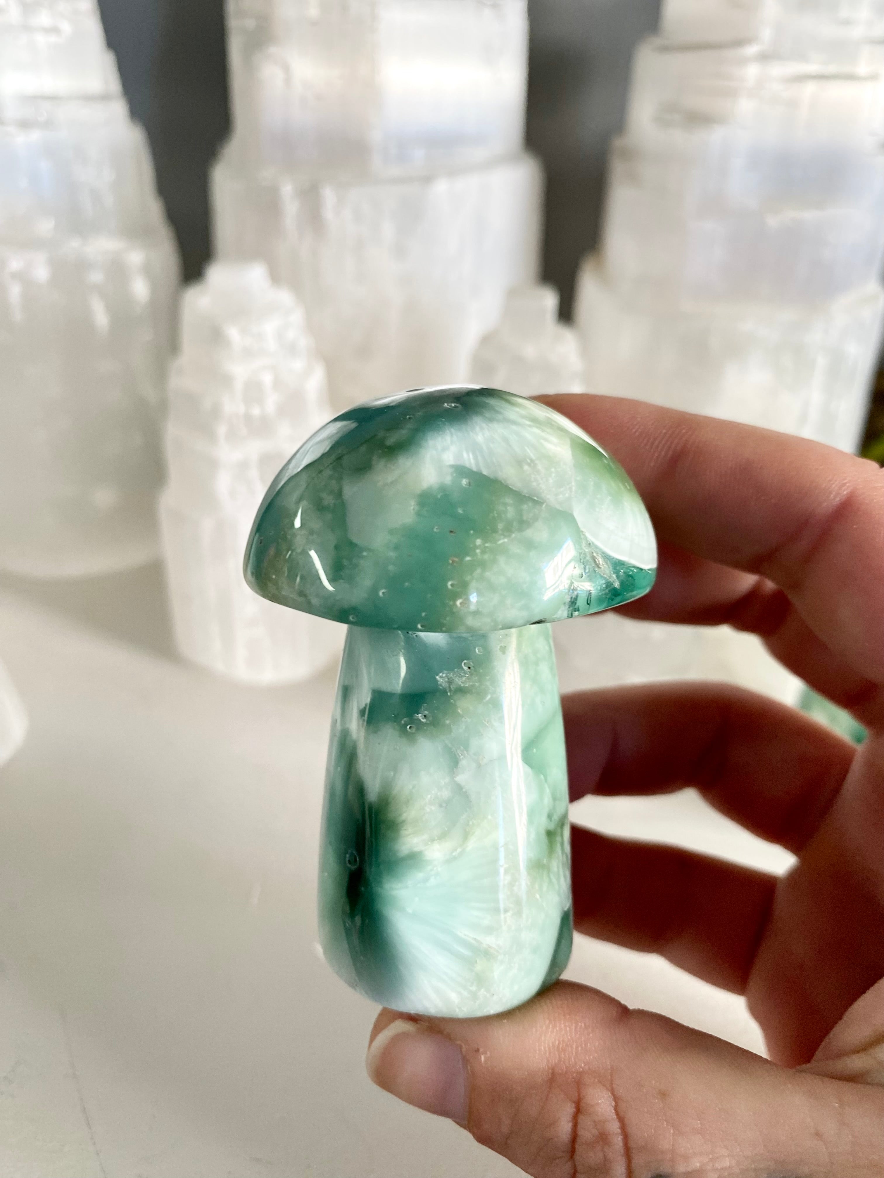 Fluorite Mushroom