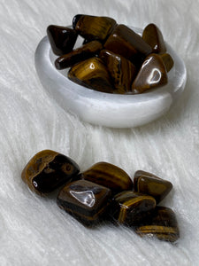 Tigers Eye Tumbled