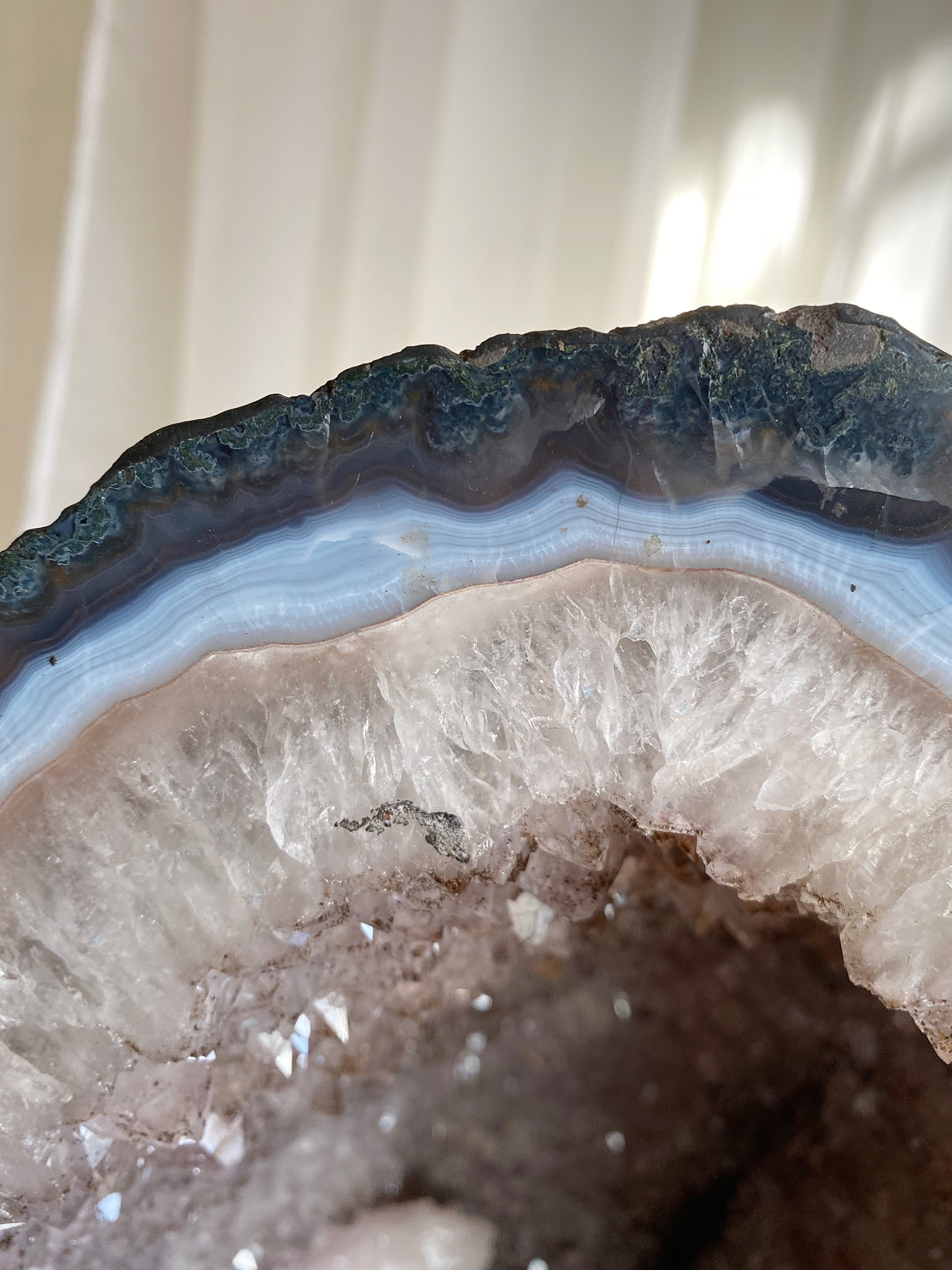 50kg Spirit Quartz x Amethyst x Moss Agate x Blue Lace Agate Cave