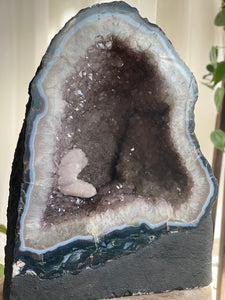 50kg Spirit Quartz x Amethyst x Moss Agate x Blue Lace Agate Cave