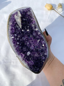 Amethyst + Lightning Calcite