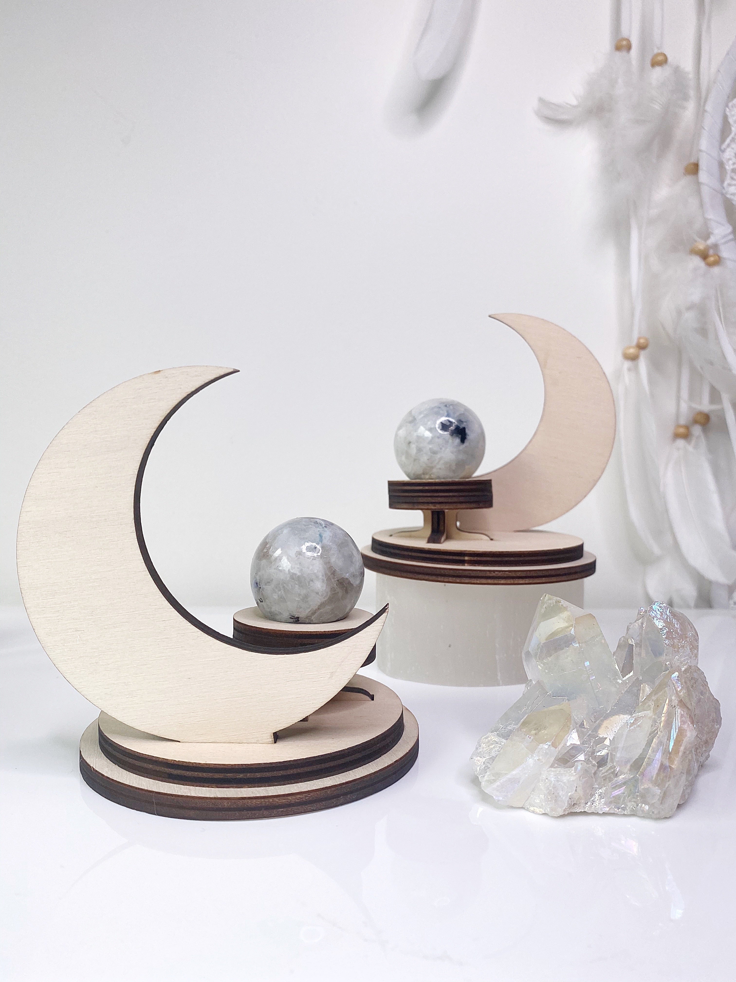 Wooden Moon Display