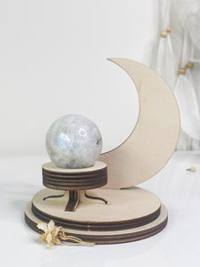 Wooden Moon Display