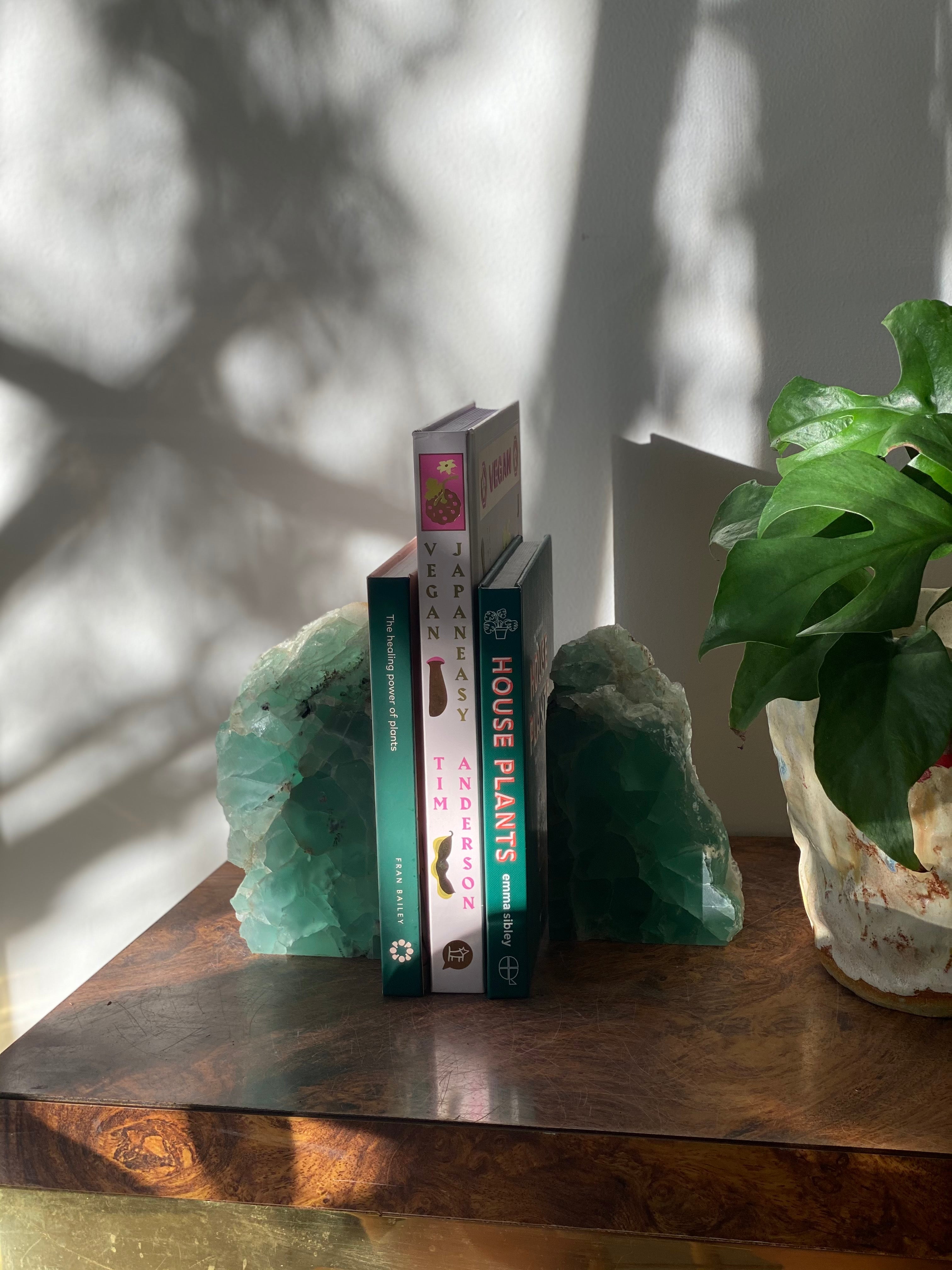 Fluorite Bookends