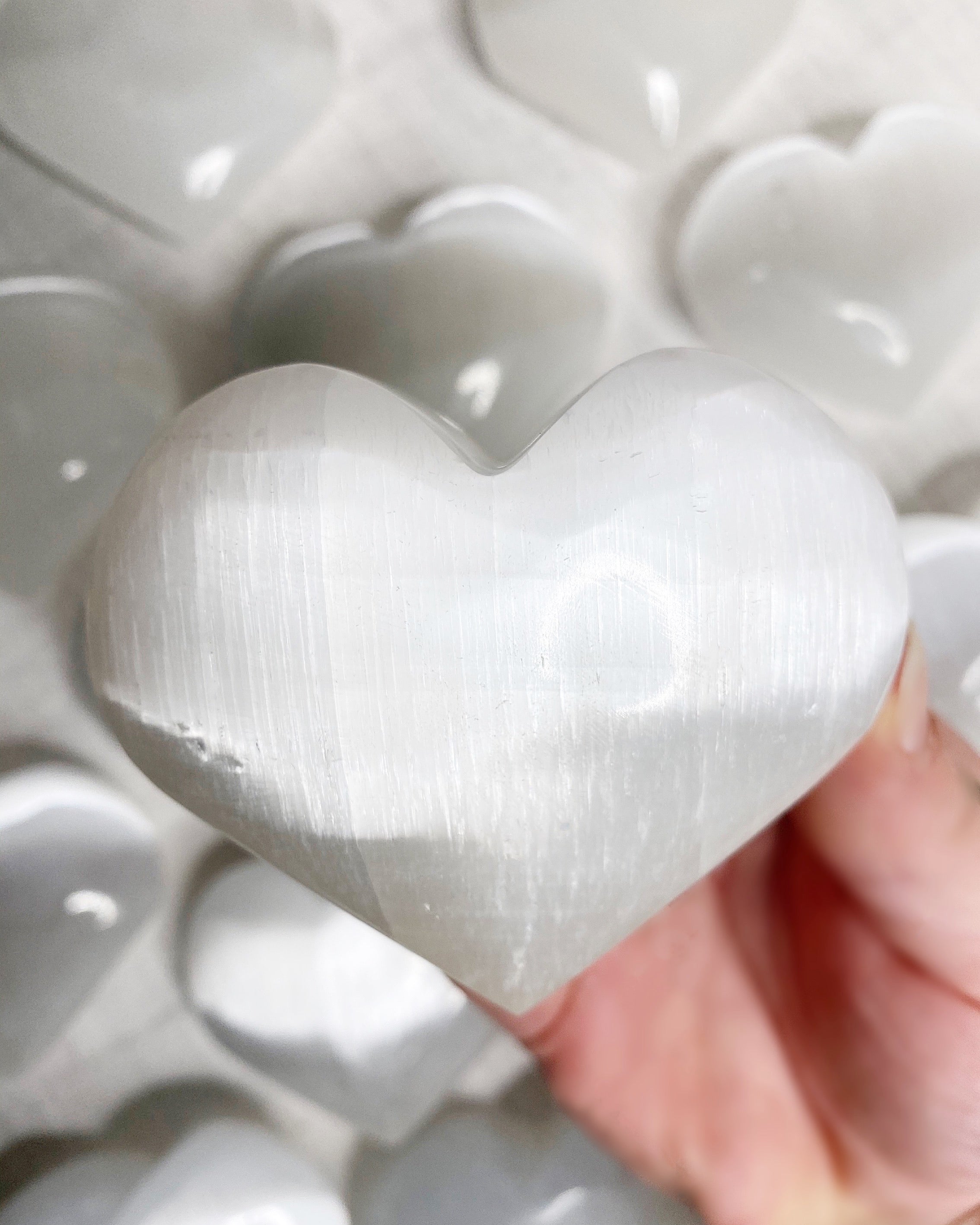 Selenite Heart