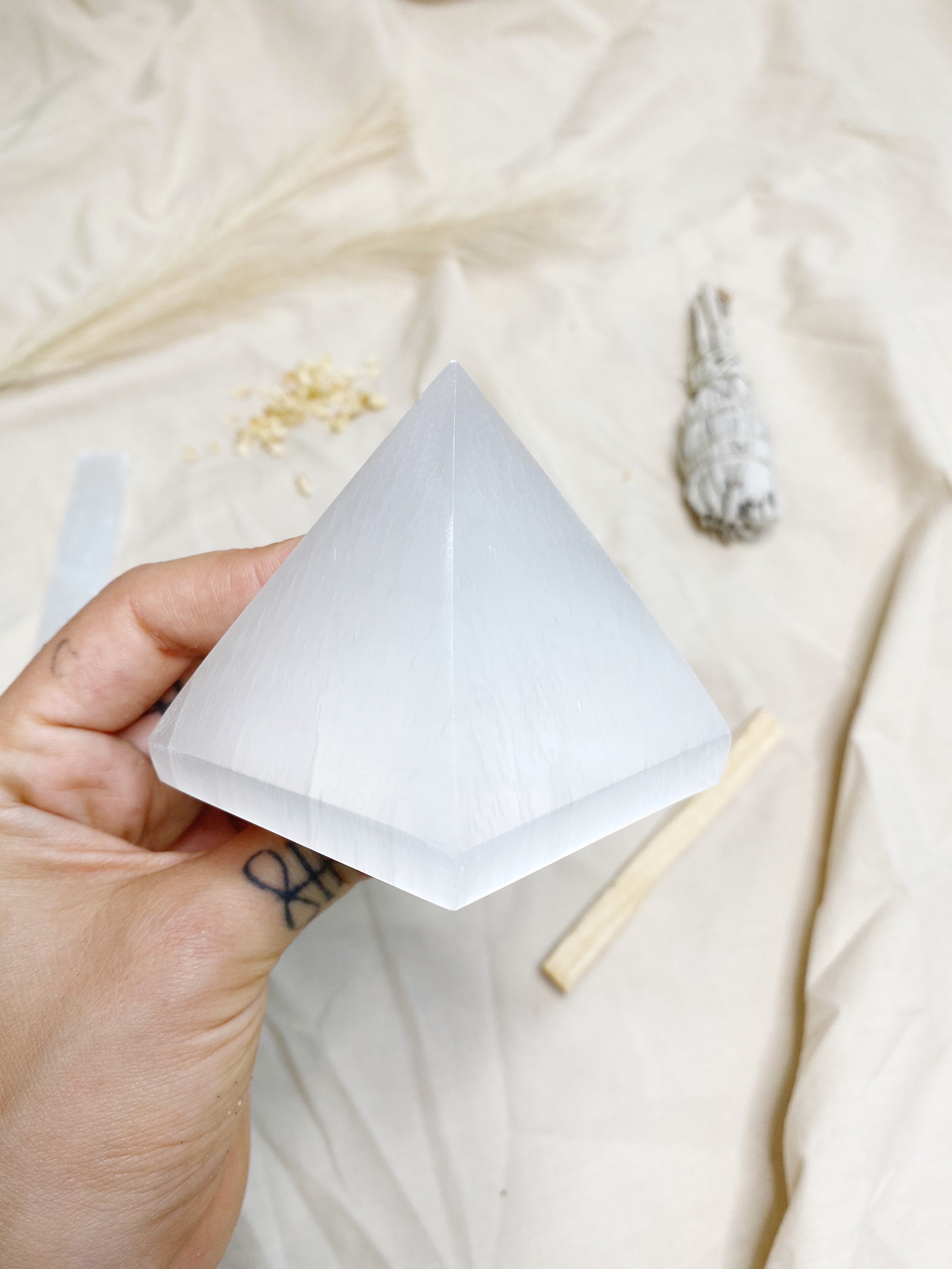 Selenite Pyramid