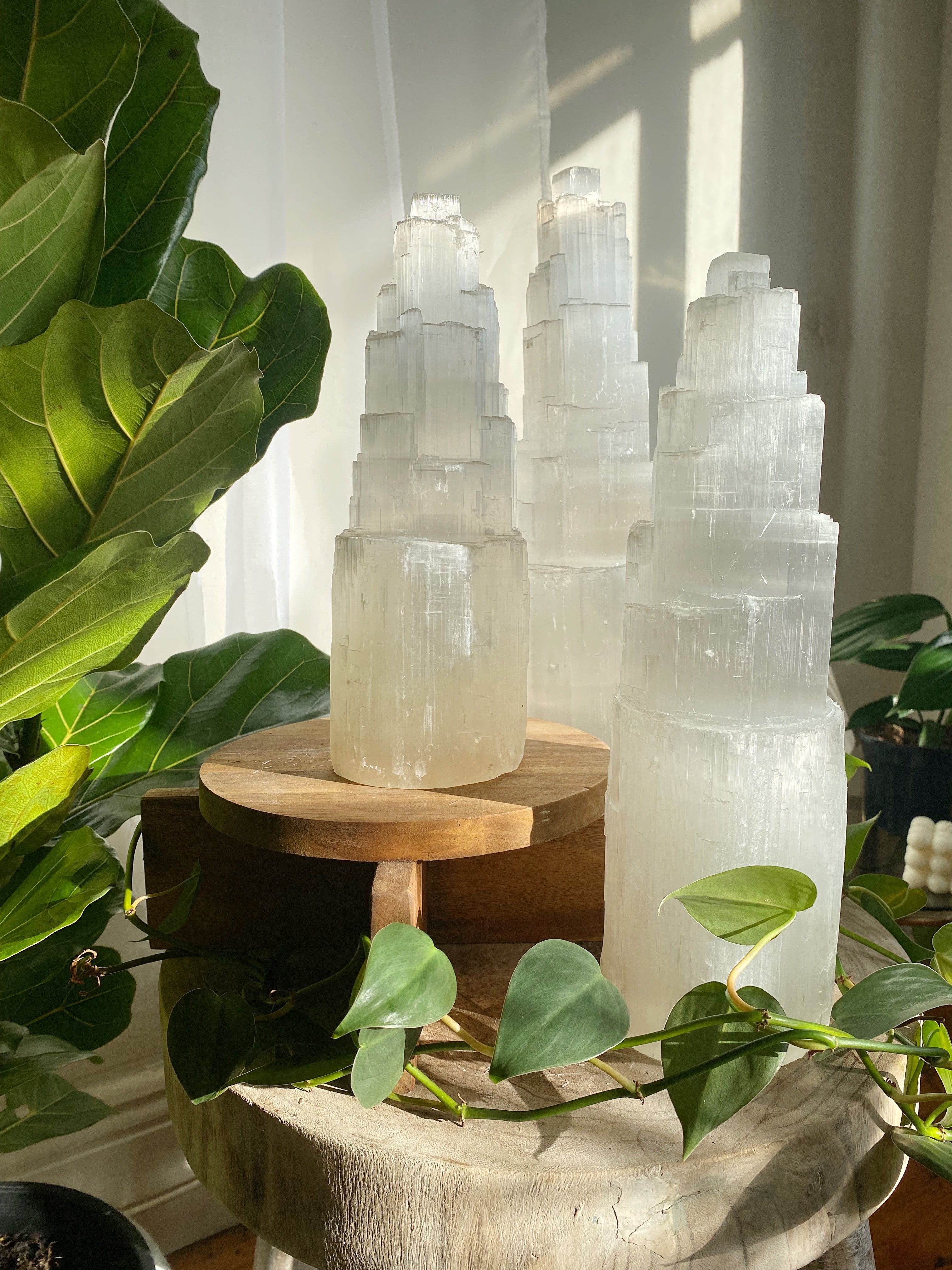 Selenite Lamp S