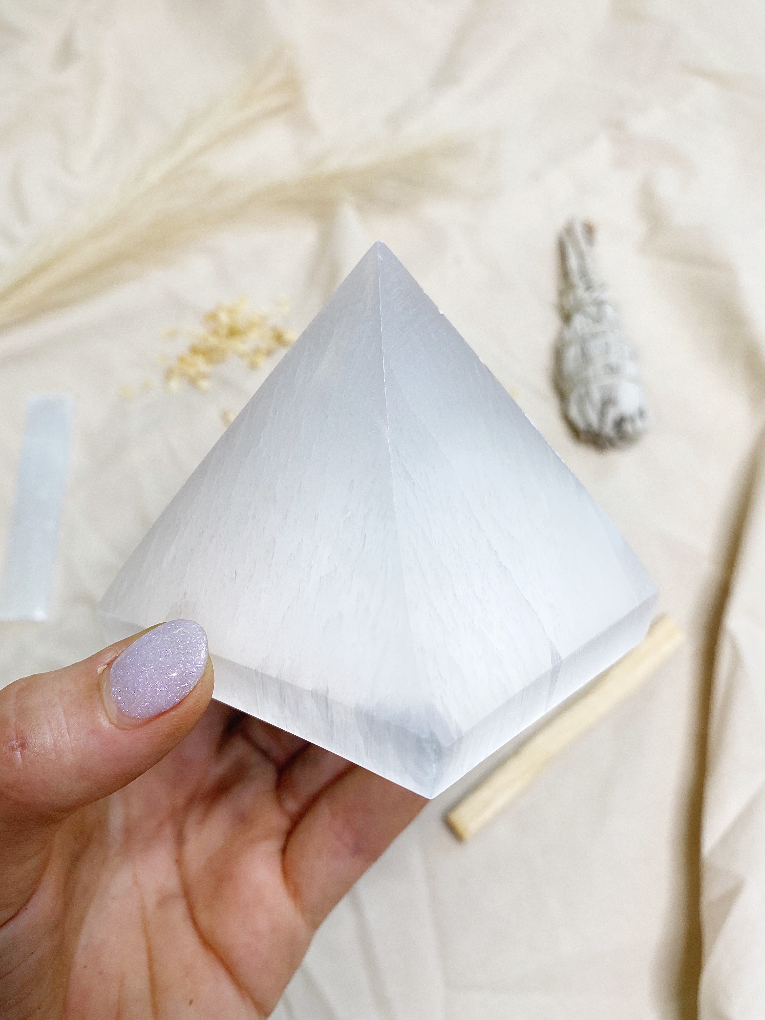 Selenite Pyramid