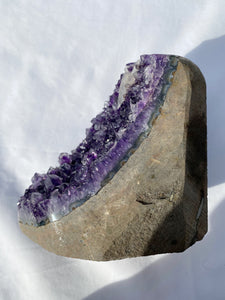 Amethyst + Lightning Calcite